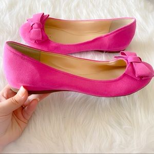 Jessica Simpson Pretty In Pink Bow Flats